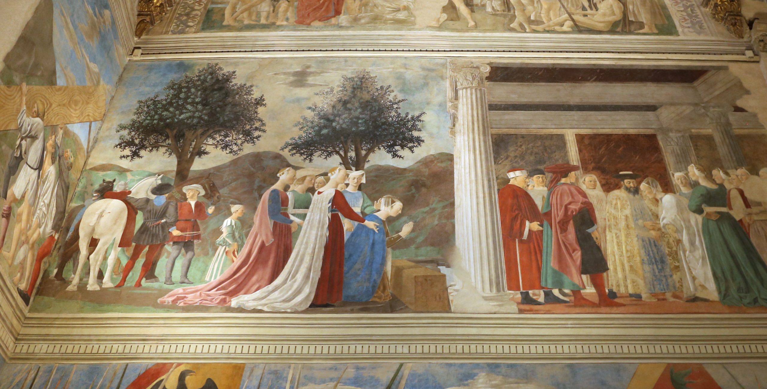 Renaissance fresco by Piero della Francesca, Arezzo